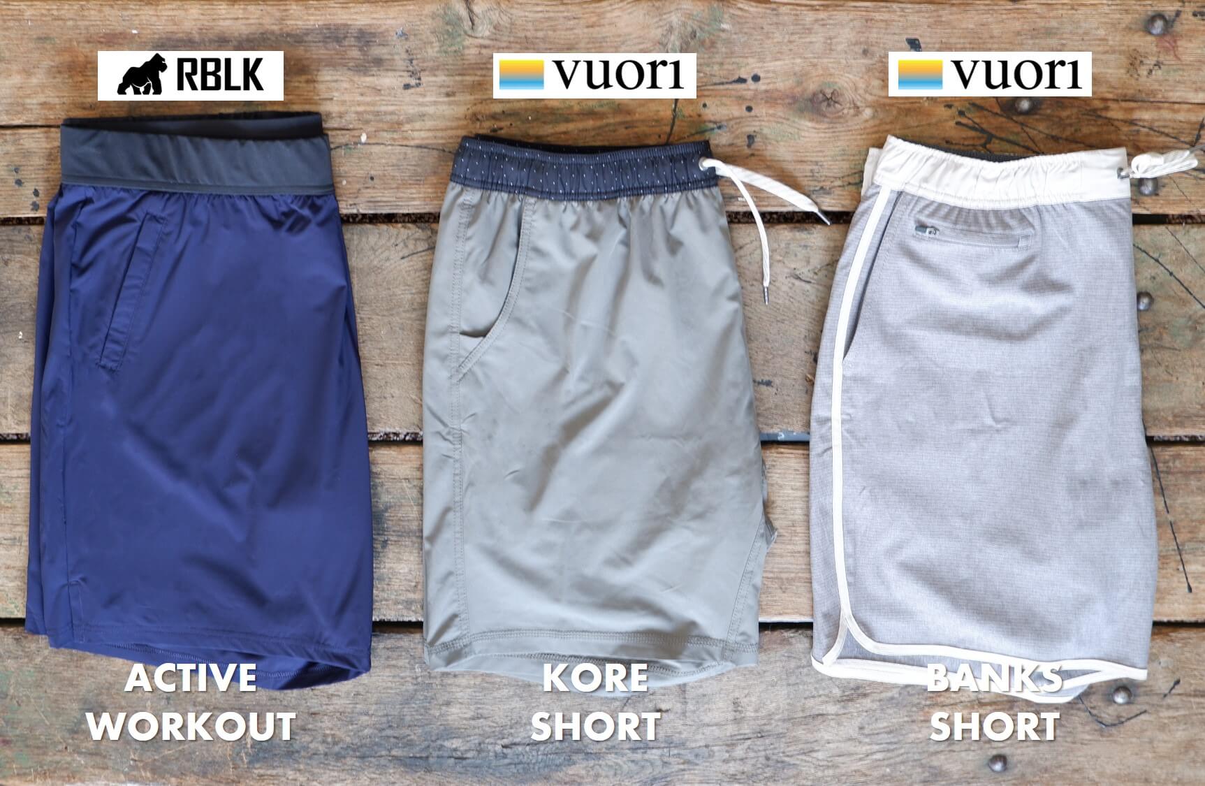 Kore Elevate Short, Men's Black Shorts with Zip Pockets