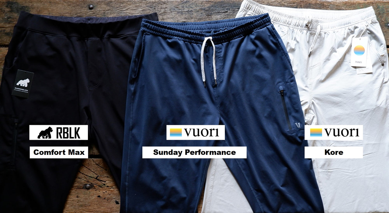 Sunday Performance joggers, Vuori
