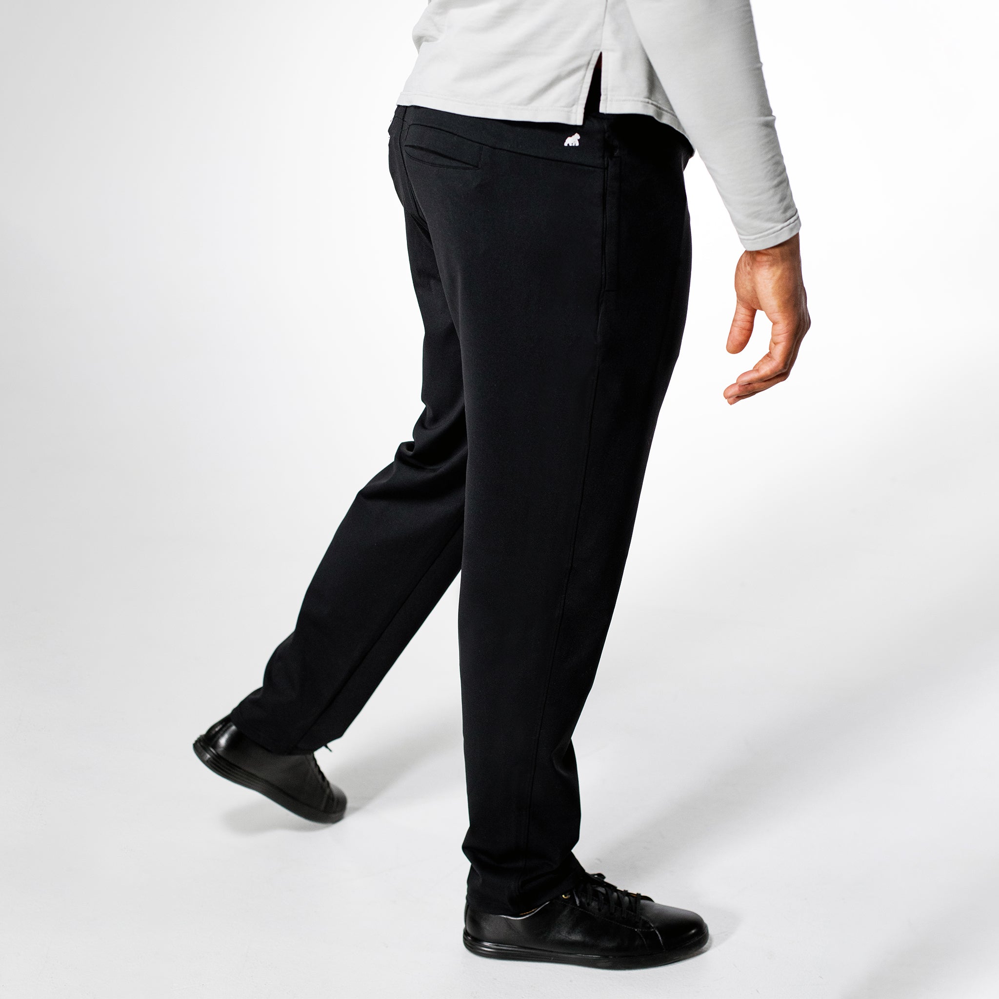 Solid Black Work-to-Workout Pants